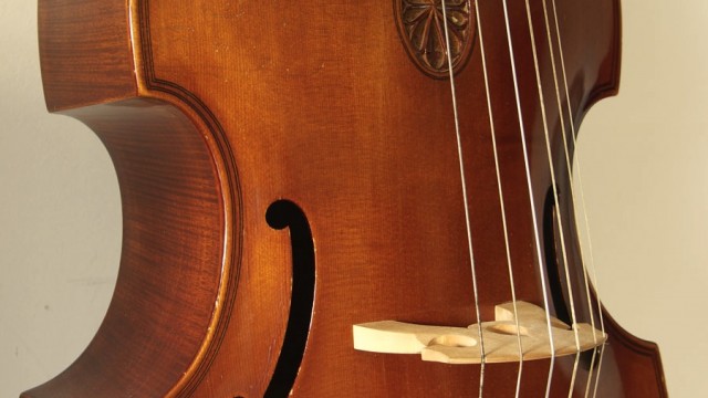 Basse de viole 6 cordes de Christian Laborie / 6 strings bass viol / Henry Jaye – SOLD