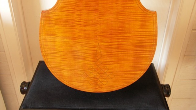Très belle basse de viole 7 cordes – Superbe 7 strings bass viol / SOLD / VENDU