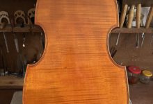 Basse 7 cordes fabrication Allemande – Old German 7 strings bass viol