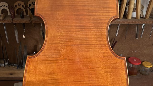 Basse 7 cordes fabrication Allemande – Old German 7 strings bass viol